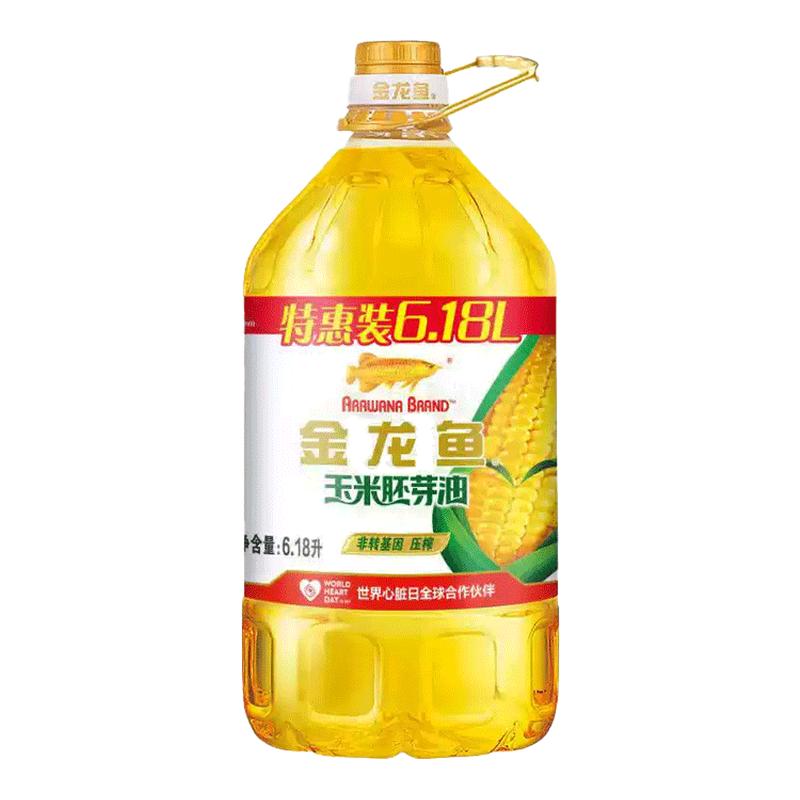 金龙鱼玉米胚芽油4L桶非转基因玉米油