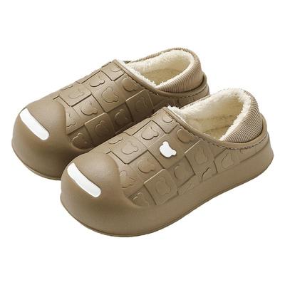 棉拖鞋女士秋冬季2024新款室内家