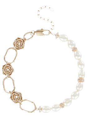 Riotlily/艾特里里蔷薇圣殿系列手链珍珠花朵优雅浪漫圣诞送女友