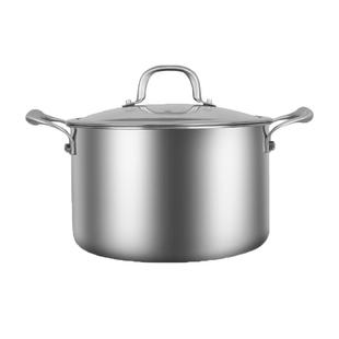 卡洛图食品级316不锈钢汤锅无涂层家用奶锅蒸锅不粘锅煮锅电磁炉