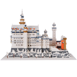 天鹅湖城堡积木迪士尼高难度10000粒以上建筑拼装玩具送女生系列