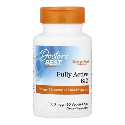 Doctor's Best高级全活性维生素B12甲钴胺舒缓精神紧张情绪神经系
