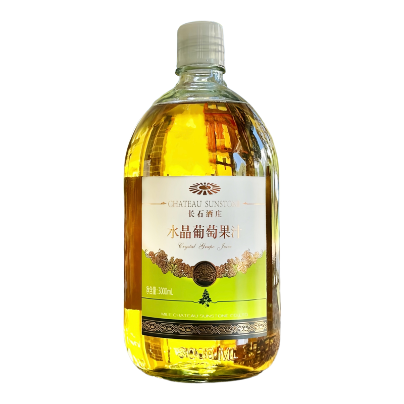 长石酒庄玫瑰蜜葡萄果汁3L大瓶装