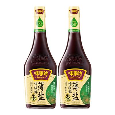 味事达味极鲜薄盐酱油760ml
