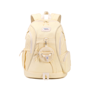 meowbunny自制 书包女生初中高中生ins小众设计感大容量双肩包男