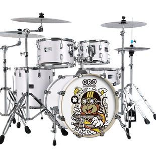 克罗恩顿架子鼓成人小尺寸儿童鼓初学入门考级卡通爵士鼓专业演奏