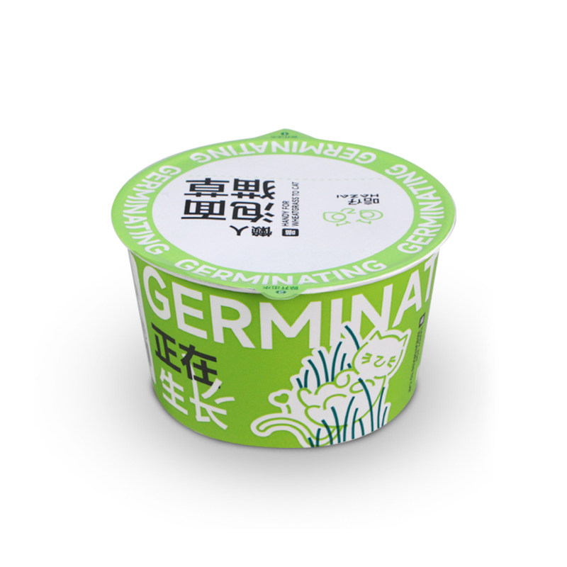 哈仔懒人泡面猫草水培杯盆栽猫咪天然化毛草自种猫草助排毛猫零食