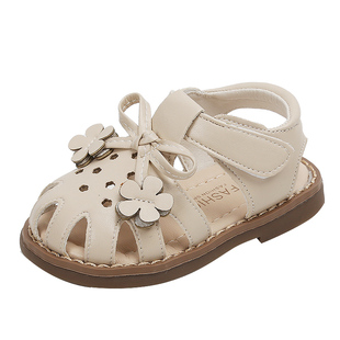 夏季女童凉鞋防滑软底小童公主皮鞋学步鞋女宝宝鞋子1到3岁婴儿鞋
