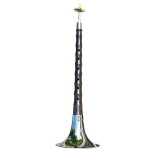 笛子唢呐乐器 全套乌木杆专业六孔唢呐6孔大中小号成人儿童初学者