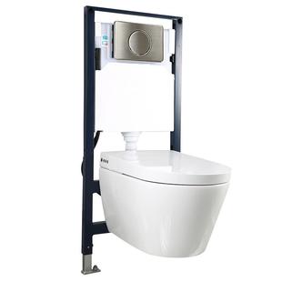 瑞尔特壁挂式智能马桶hx1自动冲水全自动一体嵌入墙式电动坐便器