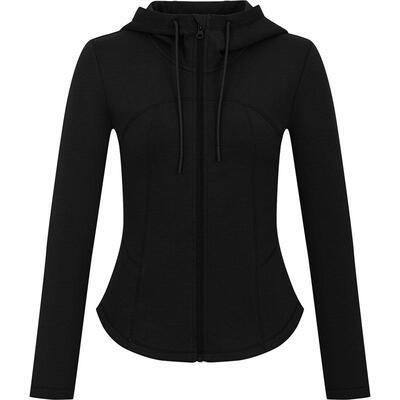 本来BENLAI女士云感柔抗菌运动外套春季新款修身夹克BNS150006