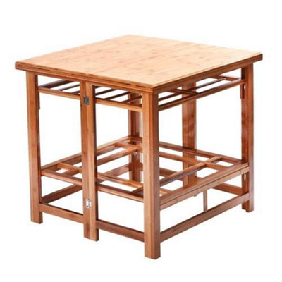 实木烤火架多功能正方形取暖桌