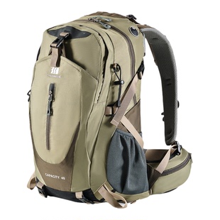 探险者登山背包40L大容量男悬浮户外专业徒步轻量化旅行双肩包女