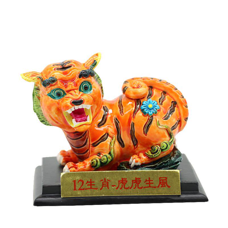 中国风生肖摆件出国礼品虎兔龙蛇