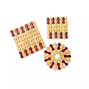 家用竹子隔热垫大号套装 砂锅垫防烫餐桌垫子餐垫碗垫盘垫耐高温