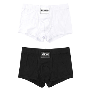 moschino/莫斯奇诺男士时尚潮牌2件装四角内裤 252V1A1305 4406