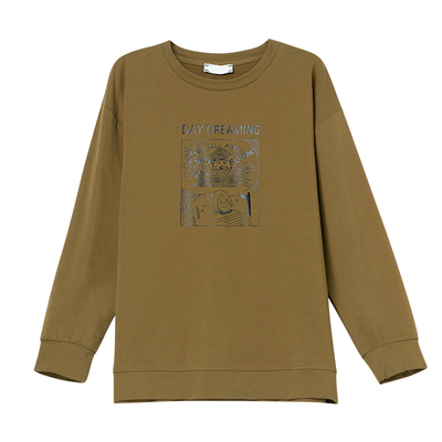 凯诗帕百搭休闲纯棉宽松卫衣