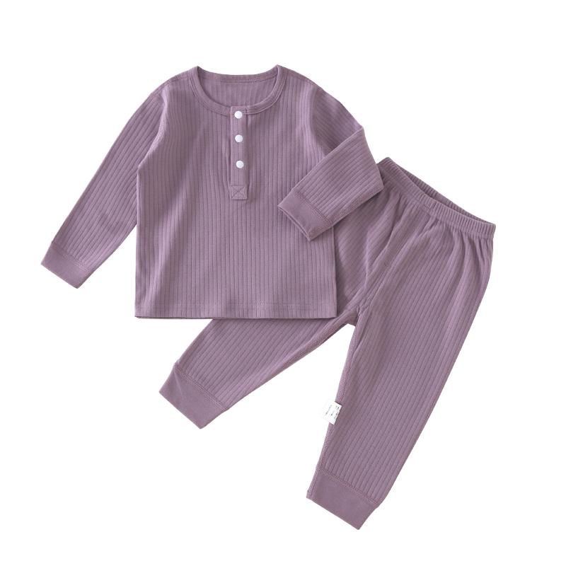 休闲纯棉家居服两件套春秋季提花