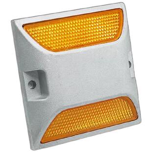 反光铸铝道钉灯太阳能突起路标塑料道钉全钢单双面轮廓标安全标识