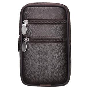 手机包男腰包男款真皮男士干活工地老人出摊便携钱包搭配皮带使用