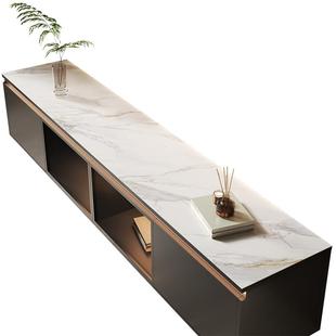 大理石纹电视柜桌垫轻奢桌布防水餐边柜鞋柜垫玄关柜子台面保护垫