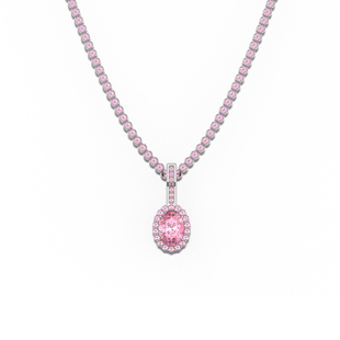 TOGGLER 霓虹系列光栅片925银ins项链小众轻奢高级气质生日礼物女