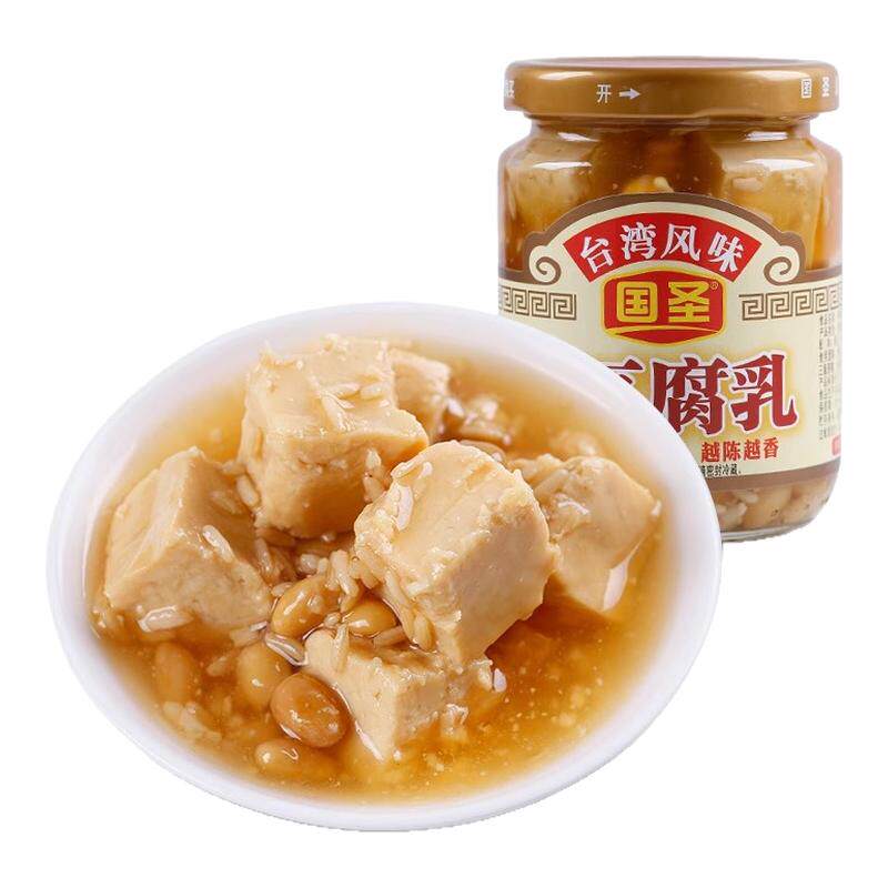 国圣台湾米酱豆腐乳250g纯手工制作南乳0添加防腐霉豆腐旗舰店款