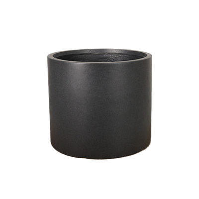 北欧轻奢简约高端直筒镁泥大花盆