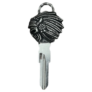 印第安钥匙胚纯铜侦察兵钥匙胚汽车个性定制钥匙复古摩托车钥匙
