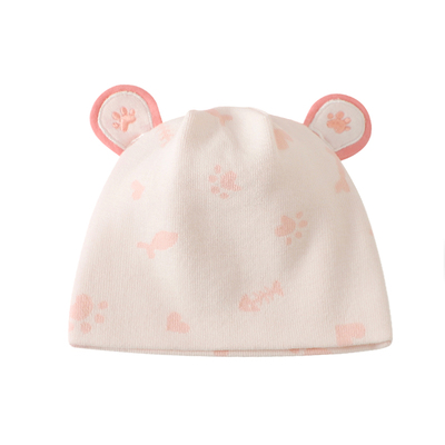 婴儿帽子03个月新生儿护囟门胎帽a类纯棉小月龄宝宝春秋冬四季款