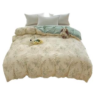 恒源祥100%纯棉被套单件150x200x230双人全棉被罩单人1.5米1.8m床