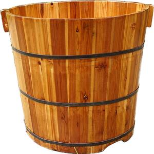 圆形浴桶成人香杉木儿童浴缸手工