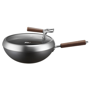 苏泊尔有钛无涂层铁锅家用炒锅不粘锅复合铁炒菜锅旗舰店商超同款