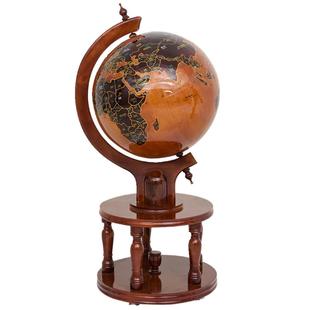 【天屿】大型落地办公室总统实木地球仪装饰摆件开业礼品物老板