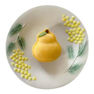 【卷卷原创】50g雪梨绿豆糕模具  中秋节水果凤梨酥广式月饼模具