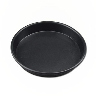 披萨烤盘6/7/8/9寸家用烤箱烘焙模具圆形饼底工具不粘涂层披萨饼