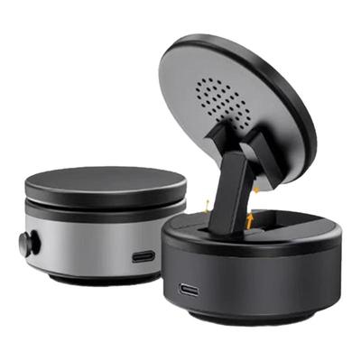 电动吸盘手机车载支架2025新款磁吸汽车导航真空桌面车用支架便携