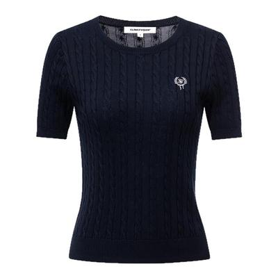 CLIMAXVISION天丝短袖针织衫