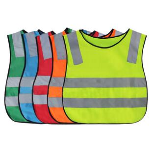 儿童马甲反光衣小学生交通安全幼儿园背心荧光服班服马夹外套