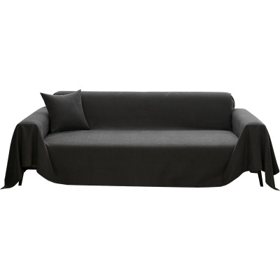 棉麻雪尼尔全盖防猫抓沙发盖布巾