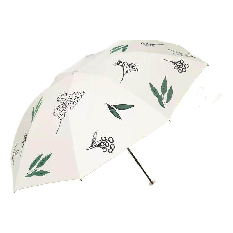 天堂伞黑胶防晒晴雨两用折叠伞