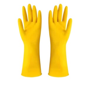 洗碗手套家务厨房耐用牛筋乳胶塑胶橡胶加厚胶皮工作劳保耐磨防水