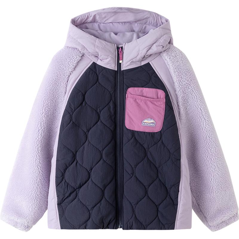 巴拉巴拉女童棉服中大童棉衣外套