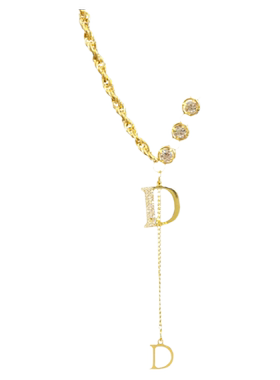 气质网红轻奢字母项链