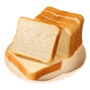 白吐司切片面包奶香早餐整箱三明治专用食材手撕零食点心休闲食品