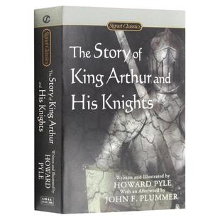 亚瑟王与圆桌骑士 英文原版小说 The Story of King Arthur and His Knights 传奇故事书 经典名著 Howard Pyle进口英语书籍