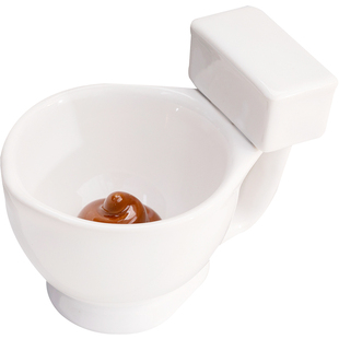 马桶屎陶瓷杯子碗造型大便创意搞怪喝水奇葩抽象网红便便马克水杯