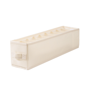 袜子长条收纳盒衣柜内衣内裤分格盒贴身衣物窄款布艺抽屉分隔神器