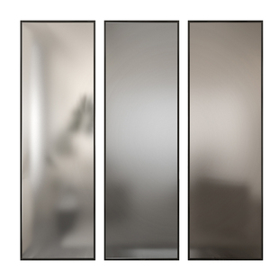 白灰茶色磨砂油砂钢化玻璃隔断屏风房间墙卫生间半墙客厅入户玄关