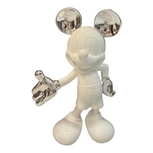 客厅装饰品沙发电视机柜旁边大件迎宾米奇落地摆件大号高级感创意